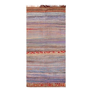 Nazmiyal Collection Vintage Purple Tones Moroccan Kilim Rug For Sale