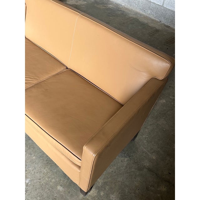 Tan 2000s Ludwig Mies Van Der Rohe for Knoll Krefeld Settee For Sale - Image 8 of 11
