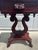 Mid 19th Century Victorian Mahogany Marble Top Harp - Lyre End Tables - a Pair For Sale - Image 6 of 8