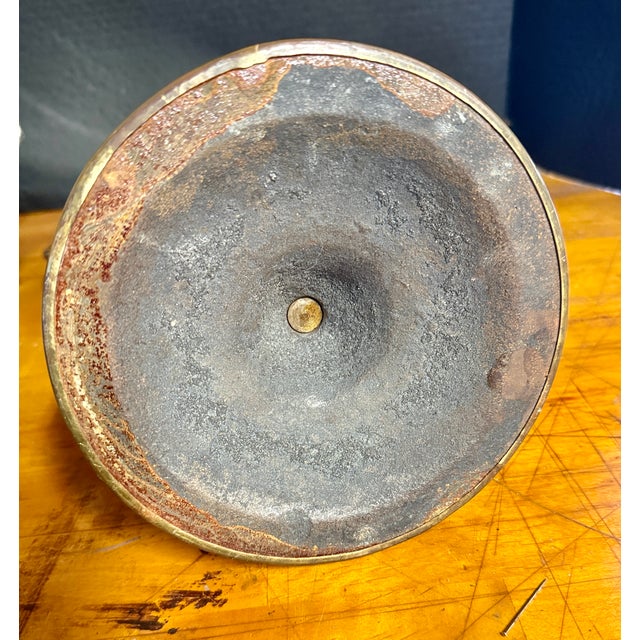 Antique Brass Swivel Adjustable Vanity /Table Mirror For Sale - Image 10 of 10