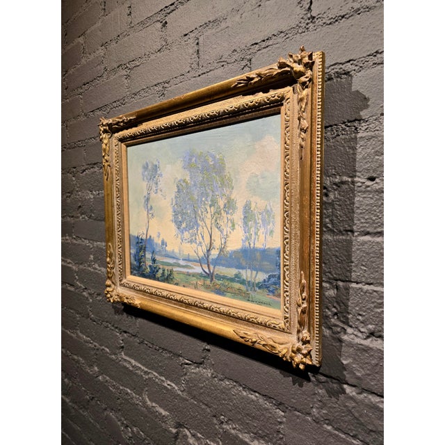 Atmospheric 1920 Impressionist Landscape by Irving K. Manoir For Sale - Image 10 of 13