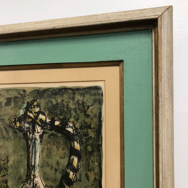Vintage Paul Aizpiri Hand Signed and Numbered Framed Lithograph For Sale In Buffalo - Image 6 of 12