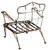 Metal Vintage Rustic Patina Garden Chair For Sale - Image 7 of 9