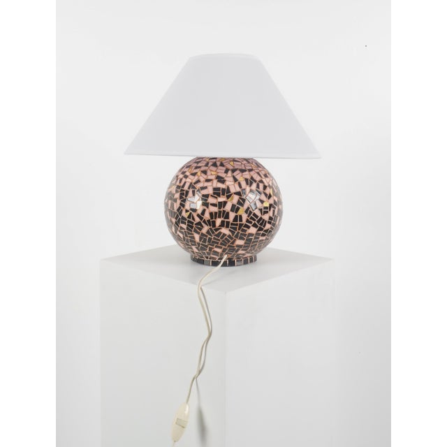 Lamp france, circa 1960 ceramic & talosel resin h (lamp): 20 cm h (total): 36 cm / d: 20 cm excellent overall condition....
