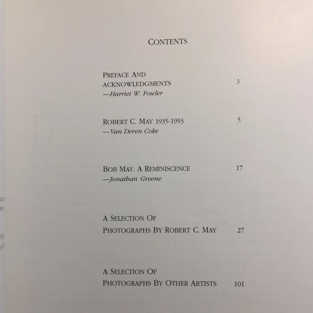 Illustration 1995 The Robert C. May Photography Collection Book For Sale - Image 3 of 11
