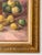 Late 20th Century Vintage Oil Painting Still Life With Apples & Lemons, 1984 For Sale - Image 5 of 13