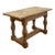 Early 20th Century Scandinavian Baroque Rustic Oak Side Table For Sale