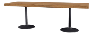 11 Table with Corolle Legs and Wooden Top by Le Corbusier for Cassina
