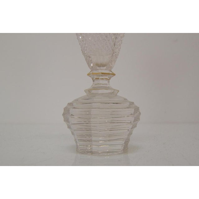 Glass Vintage Cut Crystal Glass Cup from Glasswork Novy Bor, 1950s For Sale - Image 7 of 14