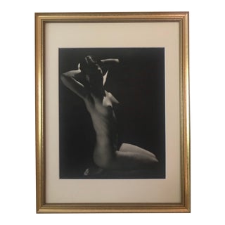 Original Vintage Art Deco Photo of a Female Nude by John Everard Circa 1930 For Sale