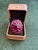 Ruby Red Bochic "Orient" Vintage Natural Ruby Cocktail Ring Set In 18K Gold, Certificate For Sale - Image 8 of 11