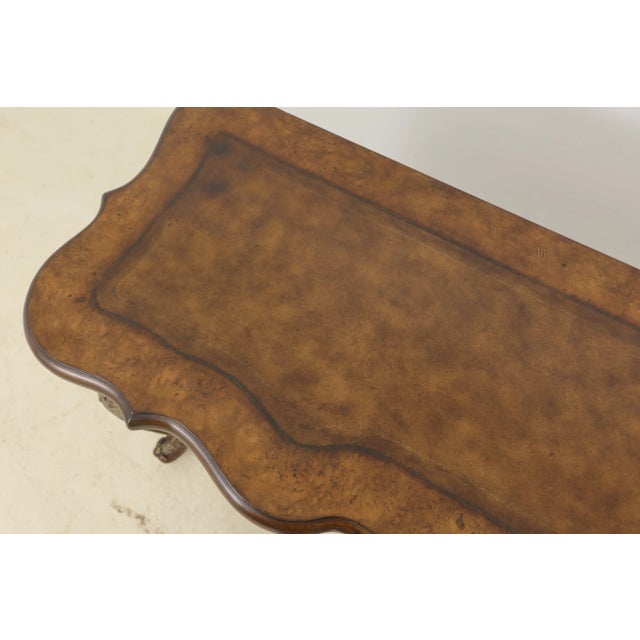 Italian Italian Design Walnut 3 Drawer Console Sideboard For Sale - Image 3 of 12