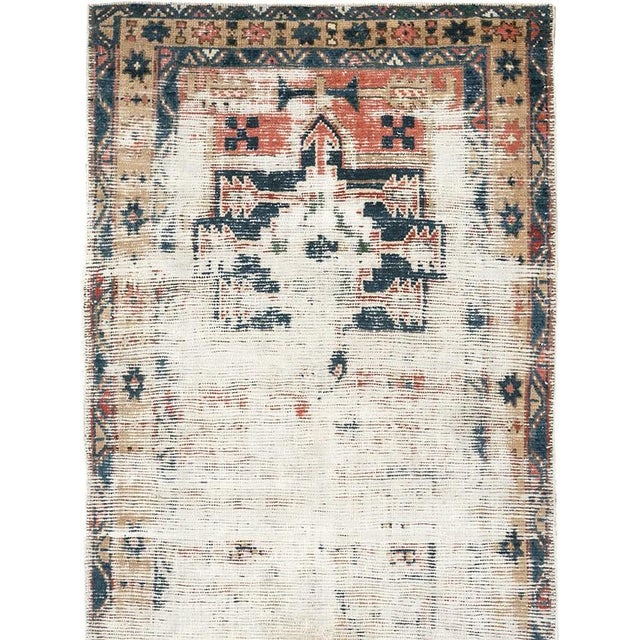 Persian Distressed Antique Heriz Runner - 2'10" x 10'10" For Sale - Image 3 of 4