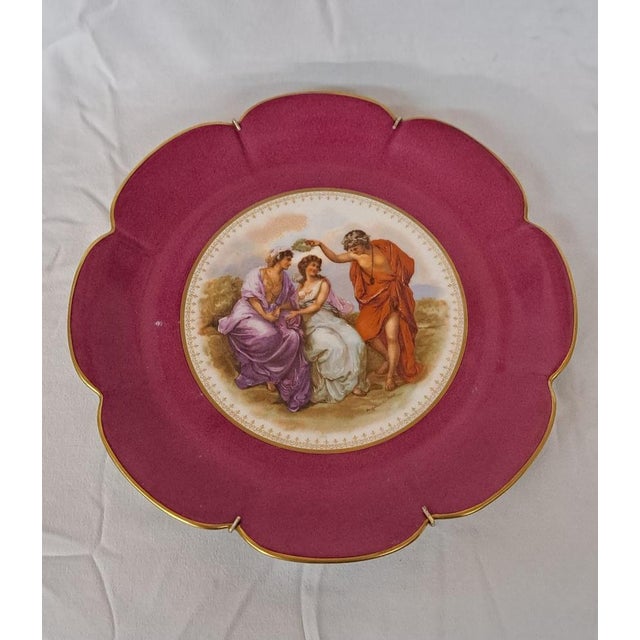 Limoges Porcelain Plates, 1950s, Set of 2 For Sale - Image 9 of 12