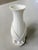 Chinese Vintage Chinese White Porcelain Vase – Fine Bone China - Cabbage Leaf Pattern For Sale - Image 3 of 14