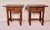 Wood Spanish Carved Nightstands with Turned Legs, 1950, Set of 2 For Sale - Image 7 of 16