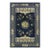 1920s Navy Blue Birds Medallion Antique Chinese Peking Carpet Knotted Wool Rug For Sale