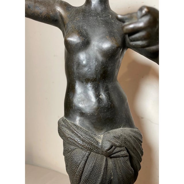 Large Antique Early 19th Century Nude Venus From Capoue Bronze Statue Sculpture For Sale - Image 15 of 18