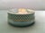 Pink Mid 20th Century Blue Floral Round Tin For Sale - Image 8 of 9