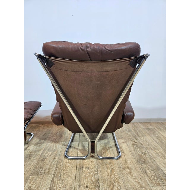 Set of Armchair and Ottoman by Harald Relling for Westnofa For Sale - Image 18 of 18