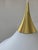 Brass and Opaline Glass Pendant Lights from Limburg, Germany, 1970s, Set of 2 For Sale - Image 10 of 11
