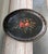 English Antique English Hand-Painted Floral Oval Toleware Tray, Late 19th Century For Sale - Image 3 of 10