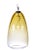 Tempo Summit Pendant Light from the Fizz Collection in Amber For Sale - Image 4 of 4
