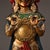 Vintage Gilt Bronze Figure of Zasram, Protector Deity For Sale - Image 4 of 9
