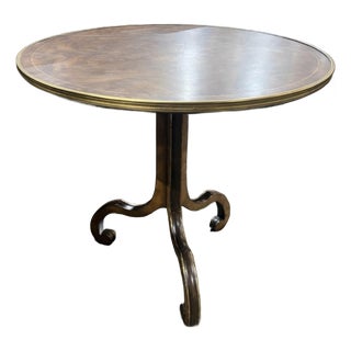 Theodore Alexander Round Side Table For Sale
