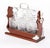 Late 20th Century English Silver-Plated 3-Bottle Tantalus, Set of 4 For Sale - Image 13 of 14
