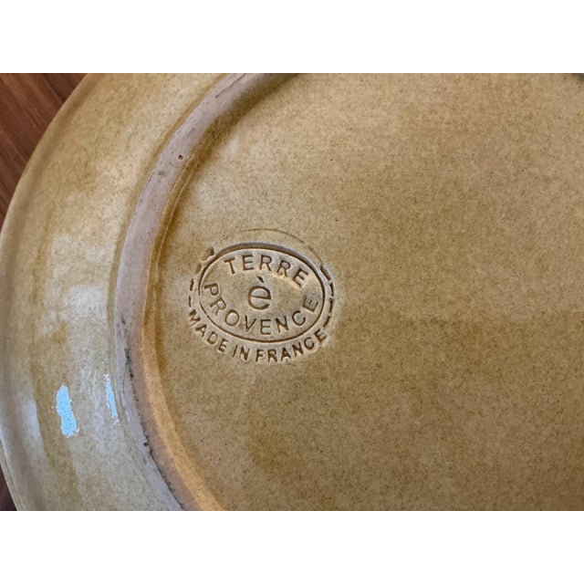 Vintage French Hand-Painted Bowl – Terre Provence, Made in France For Sale - Image 9 of 10