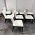 Restoration Hardware Restoration Hardware Ligné Upholstered Fabric Dining Chairs, Set of Eight For Sale - Image 4 of 12