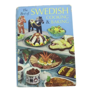 1966 the Best of Swedish Cooking & Baking Hard Cover Cookbook