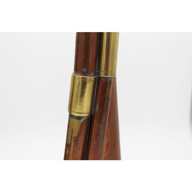 Metal Late 19th Century English Copper and Brass Bugle For Sale - Image 7 of 9