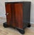 Early 20th Century Pair of Art Deco Side Cabinets or Nightstands with Ebonized Base and Burl Walnut For Sale In Miami - Image 6 of 18