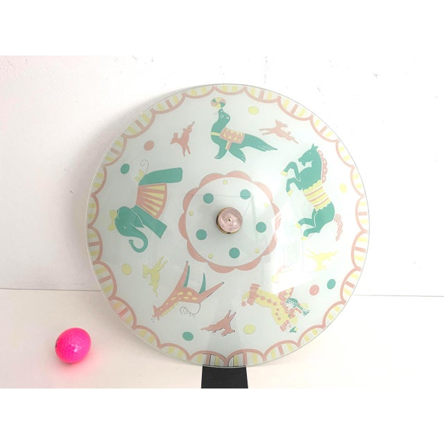 1950s Circus Animals Ceiling Light For Sale - Image 15 of 18