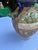 Ceramic Large Ceramic Vintage Jar With Frog Details- Condition Issue For Sale - Image 7 of 8