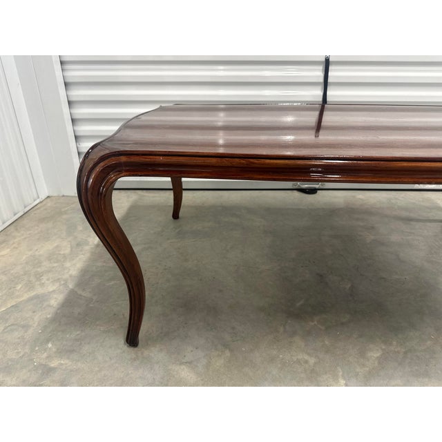 Theodore Alexander Theodore Alexander Keno Brothers "Fine Point Ii" Exotic Veneer Cocktail Coffee Table For Sale - Image 4 of 14