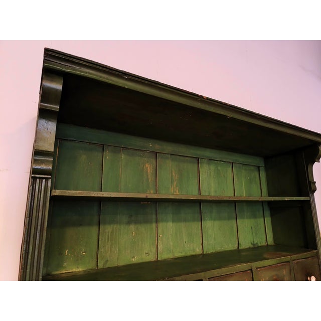 Mature Green Chest of Drawers, 1890s, Set of 2 For Sale - Image 16 of 18