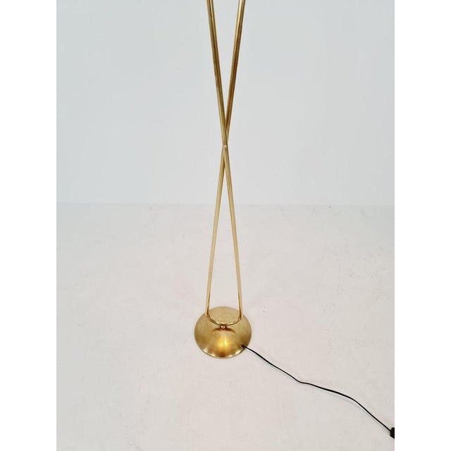 Vintage Brass Floor Lamp from MCM, 1950s For Sale - Image 6 of 11