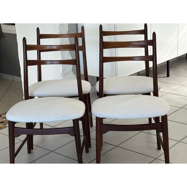 Teak Chairs by Wilkhan de Georg Leowald, Germany, 1960, Set of 4 For Sale - Image 3 of 18