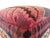 Vintage Turkish Kilim Footed Ottoman With Round Wood Turned Feet Made in Pakistan For Sale - Image 9 of 13
