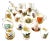 Early 20th Century Antique English Heraldic / Crested Ware Staffordshire Miniature Porcelain Collection, Set of 16 For Sale - Image 5 of 5