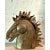 Mid-Century Modern Vintage Brutalist Torch Cut Copper Horse Head For Sale - Image 3 of 10