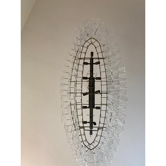 Oval Hammered Strip Listelli Chandelier by Simoeng For Sale - Image 10 of 13