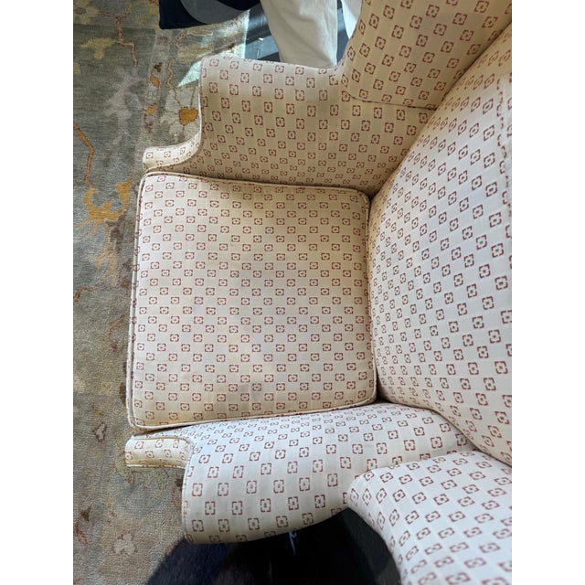 Mid 20th Century 20th Century Vintage Mahogany Wingback Chair For Sale - Image 5 of 8