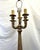 Vintage Victorian Style Heavy Painted Metal 4-Light Torchiere Floor Lamp For Sale - Image 12 of 17