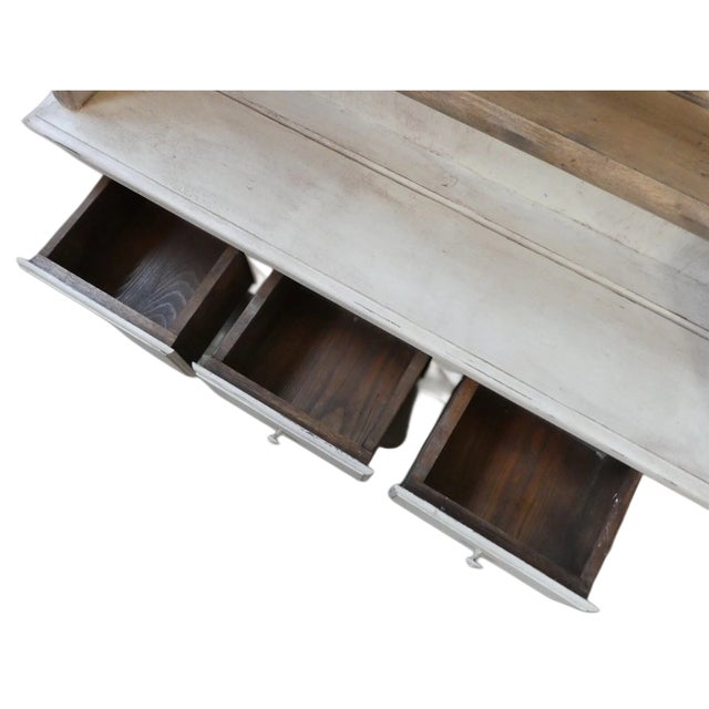 Lacquered Wall-Mounted Plate Cabinet with Drawers, 1960s For Sale - Image 3 of 7