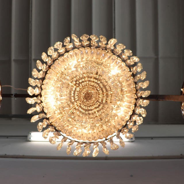 Chandeliers with Large Crystal Drops, Set of 3 For Sale - Image 11 of 18