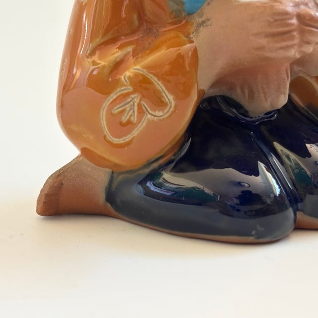 Ceramic Mid Century Japanese Pottery Girl by Uctci For Sale - Image 7 of 10